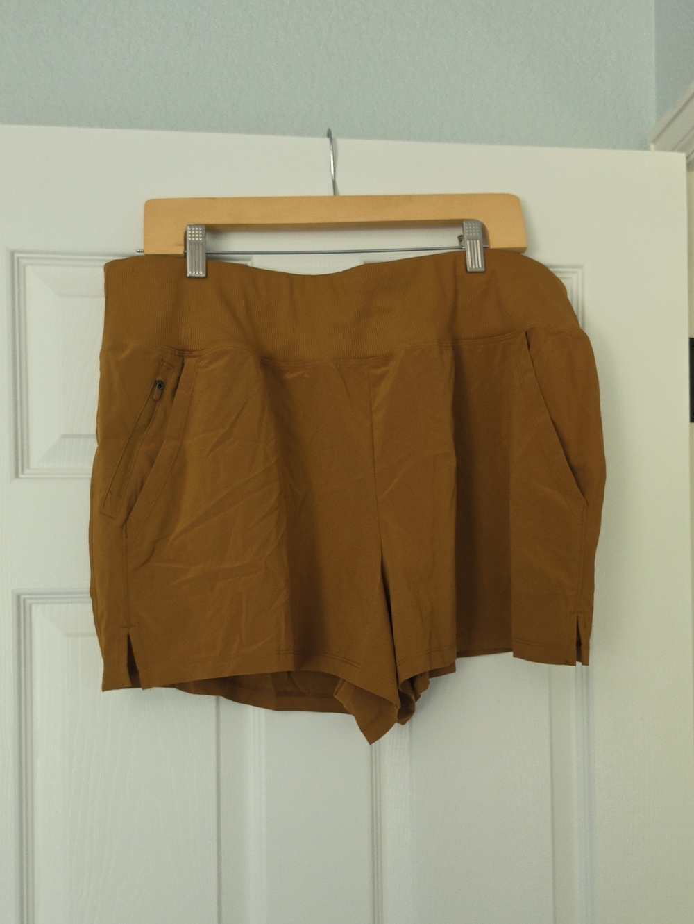 all in motion Mustard Brown Athletic Skort Shorts